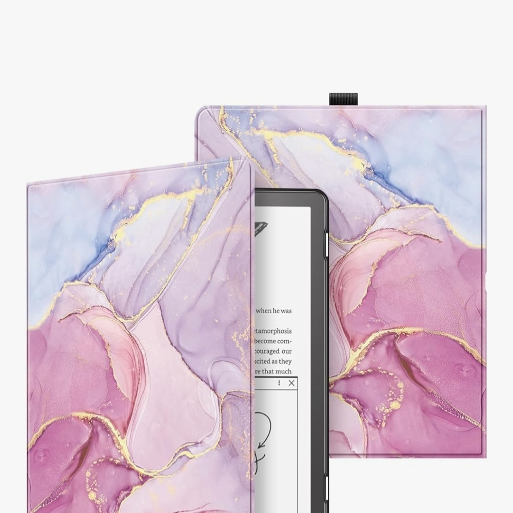 Elegant Pink and Purple Tablet Case